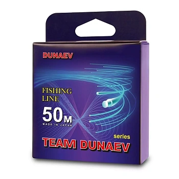 Поводочная леска Dunaev Team Dunaev  50м 2,2кг/0,148мм (Прозрачный) 