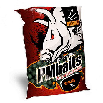 Бойлы тонущие Minenko PMbaits прикормочные Mussel 20мм 3 кг (Мидия) 