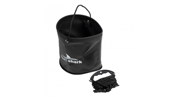 Ведро черное EastShark GB  20x20см