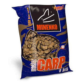 Пеллетс Minenko Master Carp Vaniliy 14мм 1 кг (Ваниль)   Желтый