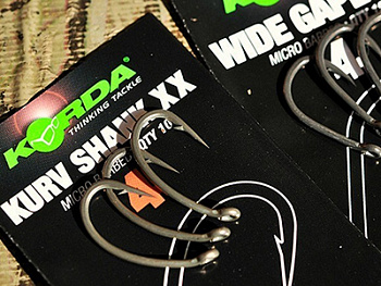 Крючки Korda Kurv Shank XX Size 4 Тефлон 