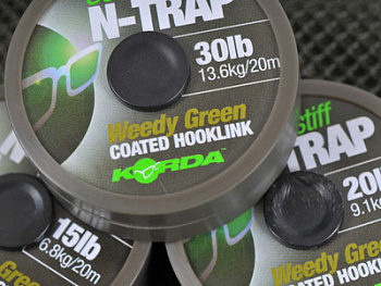 Повод. мат. в оболочке Korda N Trap Semi   15lb/ (Gravel) 