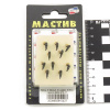 Мормышка Хрень 3, гр шарик Мастив  (Черный, золото) 0,65 г 1