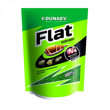 Прикормка методная Dunaev Flat Feeder Ready 1 кг (Чеснок) 