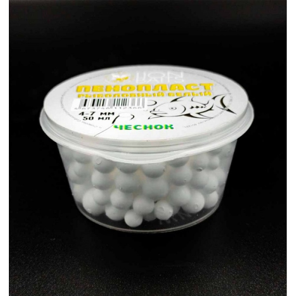 Пенопласт рыболовный Lion Baits белый  Garlic 4